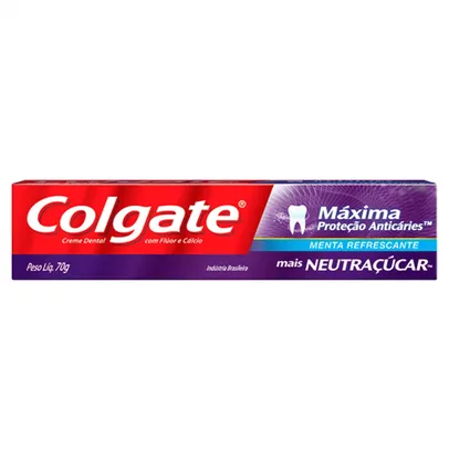 Creme Dental Colgate Máxima Proteção Anticáries Mais Neutraçúcar 70g