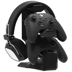 [No Brasil] Suporte de Mesa Compatível Com HeadSet e 2 Controles do Xbox ou PlayStation 