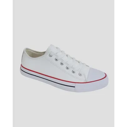 [AME R$ 49] Tênis Unissex Campa Footwear All Star Couro Branco