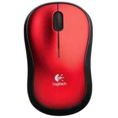 [Kabum] Mini Mouse Logitech Wireless s/Fio M185 Vermelho