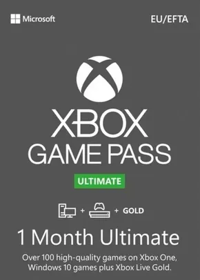 Xbox Game Pass Ultimate – 1 Month Subscription (Xbox/Windows) Non-stackable Key GLOBAL