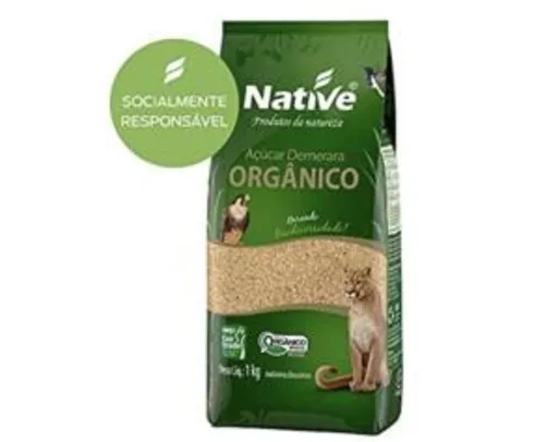 [Prime] Açúcar Demerara Orgânico Native 1kg | R$4