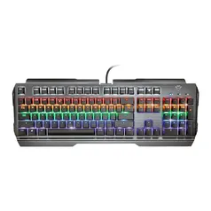 TECLADO MECANICO TRUST GXT 877 SCARR LED RAINBOW SWITCH | R$ 279