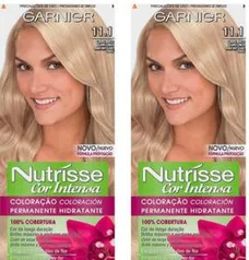 Kit com 2 Colorações Nutrisse Cor Intensa 11.1 - Garnier