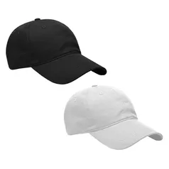 Kit 2 Bonés Aba Curva Curvada Resina Premium Liso Masculino Dad Hat Strapback Ajustável Fitão