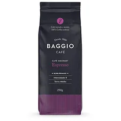 Café Torrado e Moído Gourmet Espresso Baggio Café 250g | R$15