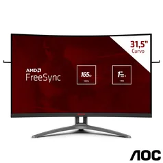 Monitor Gamer AOC Agon 32" Curvo 165Hz 1ms FreeSync AG323FCXE