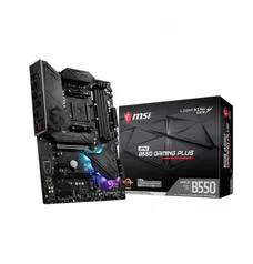 Placa Mãe MSI MPG B550 Gaming Plus, Chipset B550, AMD AM4, ATX, DDR4, 911-7C56-031