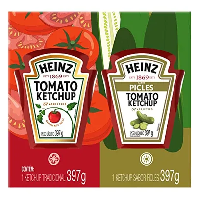 [REC] Promo Pack Heinz Ketchup Trad 397G + Ketchup Picles 397G