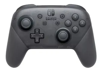 Controle Nintendo Switch Pro Controller Sem Fio Cinza