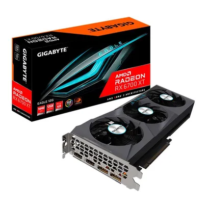 Placa de Video Gigabyte Radeon RX 6700 XT Eagle, 12GB, GDDR6, 192-bit, GV-R67XTEAGLE-12GD