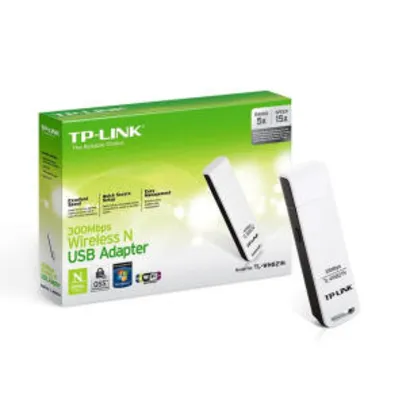 Adaptador Wireless TP-LINK TL-WN821N USB 300MBPS - Branco | R$ 50