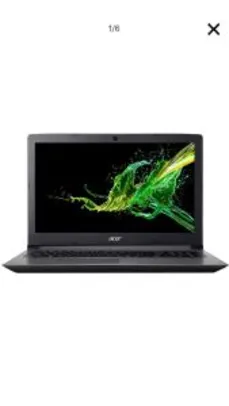 (CC Americanas + AME) Notebook Acer Aspire A315-41G-R21B AMD Ryzen 5 8GB (AMD Radeon 535 com 2GB) 1TB LED 15,6” Windows 10