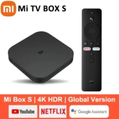 [NOVO USUÁRIO] Xiaomi Mi Box S 4K HDR GLOBAL | R$323