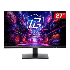 Monitor Gamer AsRock PG27QFT1B, 27 Pol, IPS, QHD, 1ms, 180Hz, FreeSync, HDMI/DP, PG27QFT1B