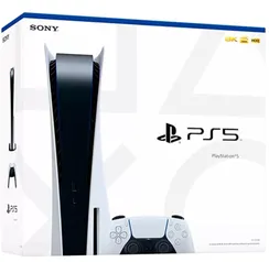 (App/ AME R$ 3.237,59) Console PlayStation 5 Standard Edition Branco Mídia física 