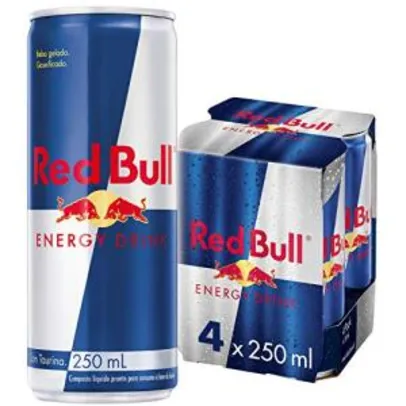 Saindo por R$ 24: [PRIME] Energético Red Bull Energy Drink Pack com 4 Latas de 250ml | R$ 24 | Pelando