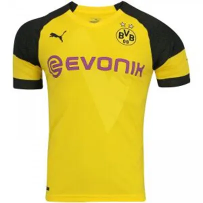 Camisa Borussia Dortmund I 18/19 Puma - Masculina | R$120