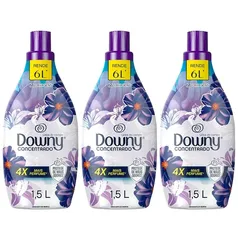 Amaciante Downy Concentrado Lírios do Campo 1,5L - 3 Unidades