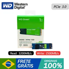 Ssd Nvme, Wd Green Sn350, Pcie, 3.0 M.2 1TB