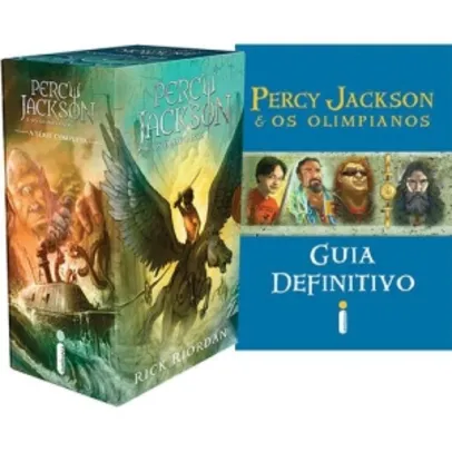 [Submarino] Box Percy Jackson e os Olimpianos (5 Livros) + Percy Jackson e os Olimpianos: Guia Definitivo - R$35