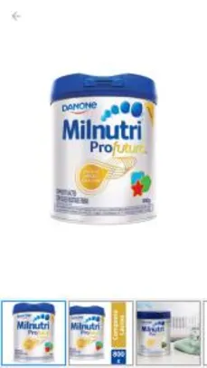 (R$15.00 reias magalupay) Composto Lácteo milnutri Profutura 800g - R$36