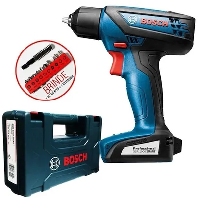 Furadeira / Parafusadeira a Bateria 12V GSR 1000 Smart Bivolt - BOSCH