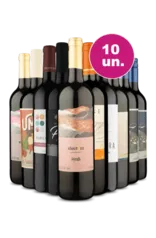 Kit 10 Vinhos Tintos 14,90 por Garrafa