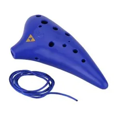 Ocarina de plástico com 12 buracos Alto C do Zelda - R$26