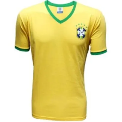 Camisa Brasil CBF 2014 Masc/Algodão - saindo por R$ 35,90