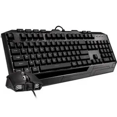 Kit Gamer Cooler Master Devastator 3 Plus - Teclado LED, ABNT + Mouse LED - SGB-3001-KKMF1-BR | R$ 130