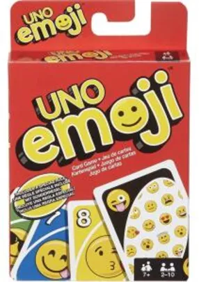 [PRIME] UNO Cartas Emojis - Mattel Games | R$13