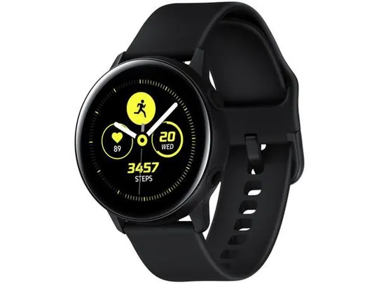 [Cliente Ouro] Smartwatch Samsung Galaxy Watch Active Preto - 40mm 4GB | R$682