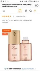 Kit Natura Luna Radiante Deo Corporal (100 ml) + Refil (100ml)| R$32