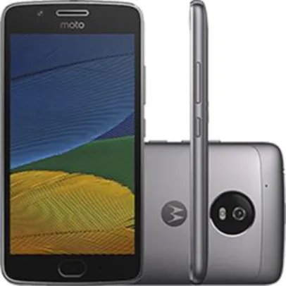 Smartphone Moto G 5 Dual Chip Android 7.0 Tela 5" 32GB 4G Câmera 13MP - Platinum - R$729