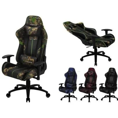 [AME R$700, super caçador R$490] Cadeira Gamer ThunderX3 Camo/VD Military - BC3