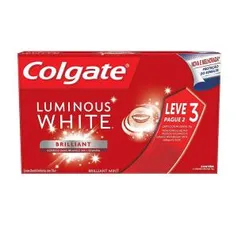 Creme Dental Colgate Luminous White Brilliant Mint 70G Promo Leve 3 Pague 2