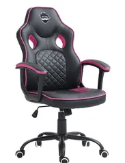 Cadeira Gamer Ninja Kaeru, Preto e Rosa