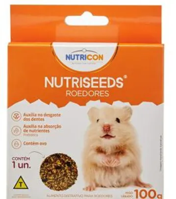 5 Nutriseeds Roedores Nutricon para Hamster Todos os Tamanhos de Raça Adulto