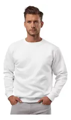 Blusa Frio Masculina Moletom Básico Liso Minimalista Felpado