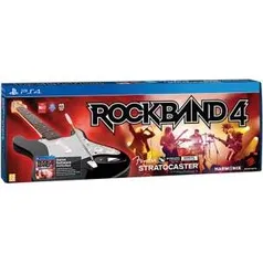 [Americanas] Game Rock Band 4 + Guitarra Stratocaster Wireless - PS4 por R$799