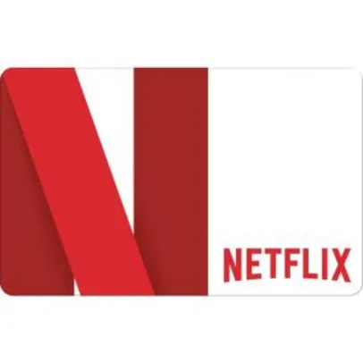 [Cartão Submarino] Gift Card Digital Netflix de R$70 por R$60