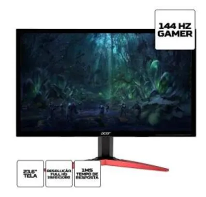 Monitor Acer 144Hz 1Ms - R$1009