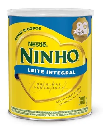 [REC] [10UN. R$14,84] Ninho - Leite em Pó, Integral, 380g