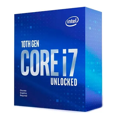 Processador Intel Core i7-10700KF Octa-Core 3.8GHz (5.1GHz Turbo) 16MB Cache LGA1200 | R$1.799