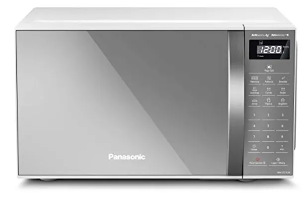 Micro-ondas Panasonic - 110V, 21L, Branco, Porta Espelhada