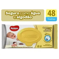 Lenços Umedecidos Huggies Primeiros 100 Dias - 144 Unidades - R$27