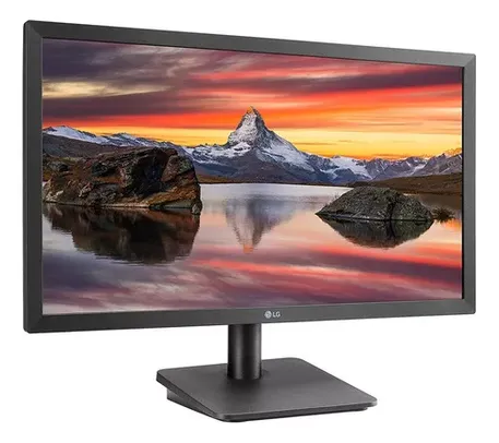 Monitor LG 22mp410-b 22 polegadas Fhd 1080 Hdmi 75 hz Amd Monitor cor preta