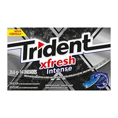 [10 unidades] Trident 14 Gomas Fresh Intense, 26,6g (2,55 Unidade)