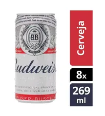 Cerveja Budweiser American Lager 8 Unidades 